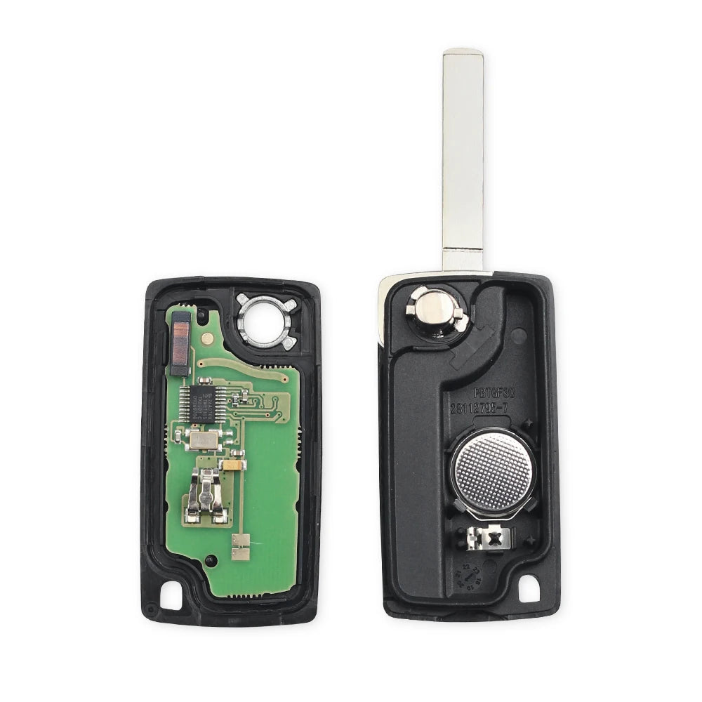 KEYYOU 3 Button Remote Key CE0523/CE0536 for Peugeot 207 208 307 308