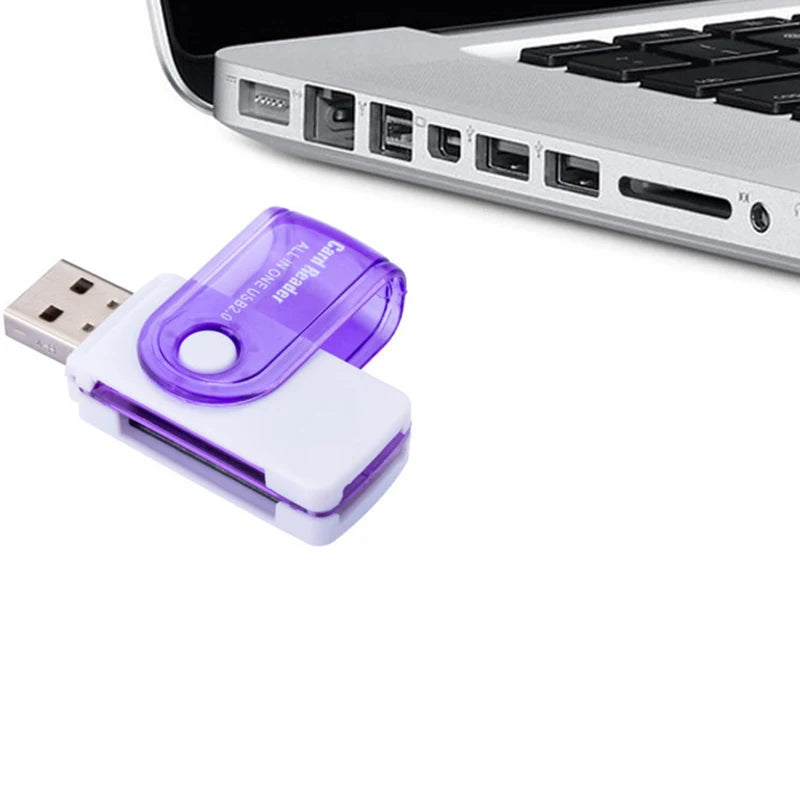 4 in 1 USB Memory Card Reader USB 2.0 to SD Micro SD TF MS M2 Card