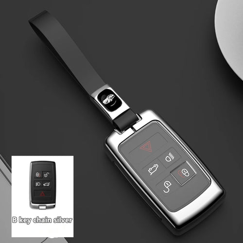 Car Zinc Alloy TPU Key Case Cover Holder For Land Rover Range Rover