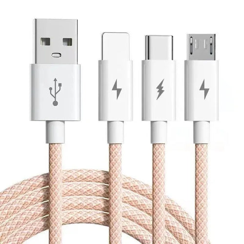 6A 3 In 1 USB Type C Cable 66W Super Fast Charging Cables for Huawei
