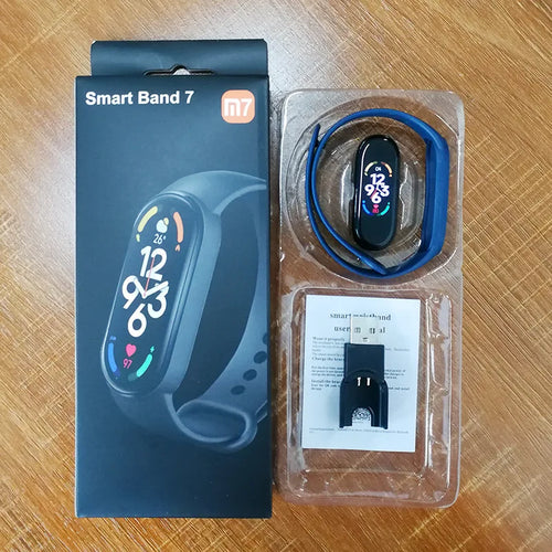 M7 Smart Band Watch Silicone Heart Rate Smart Band Varied Dials
