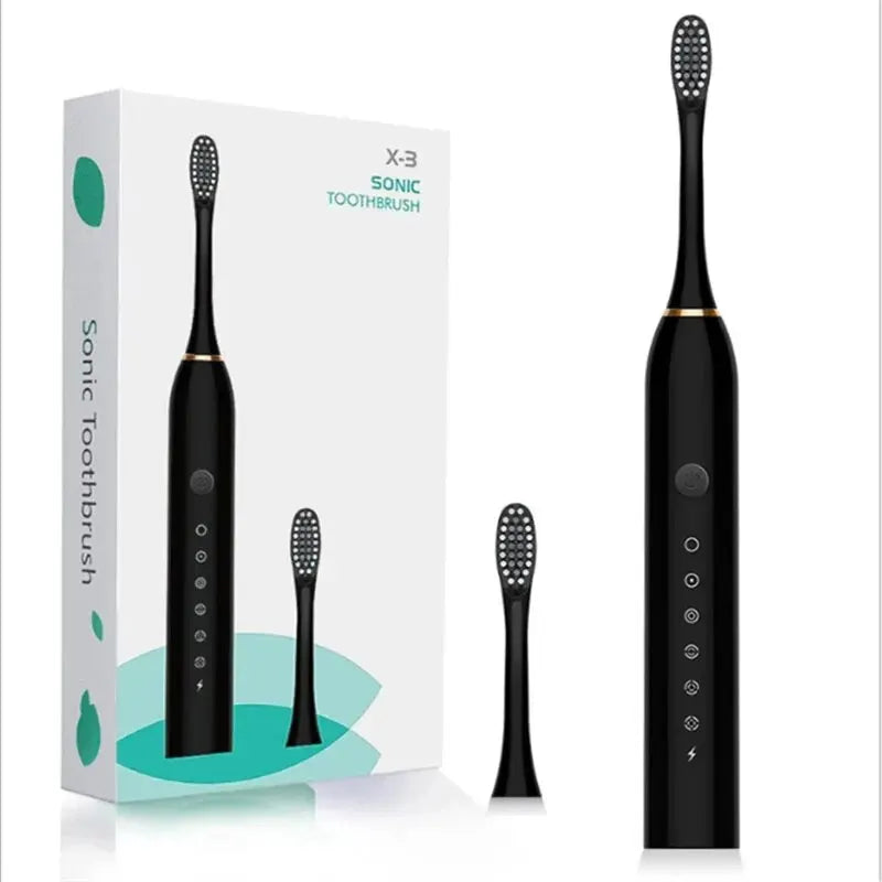 Electric Ultrasonic Toothbrush Six Speed Mode Home Soft Hair USB
