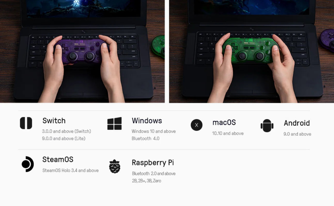 8Bitdo SN30 Pro Gamepad for Nintend switch MacOS Android Controller