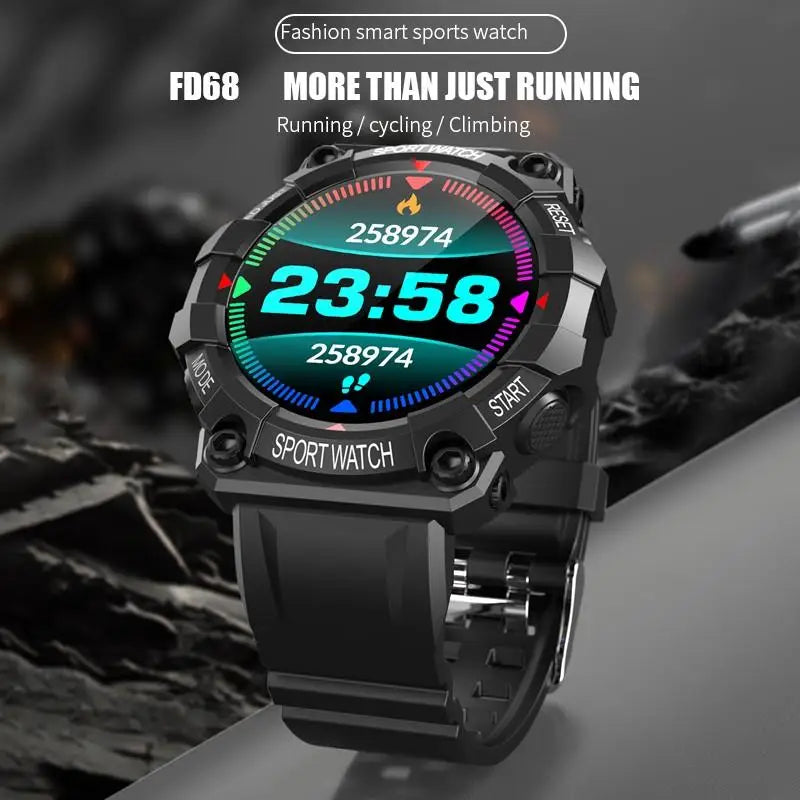 FD68 New Smart Watches Men Women Bluetooth Smartwatch Touch Smart