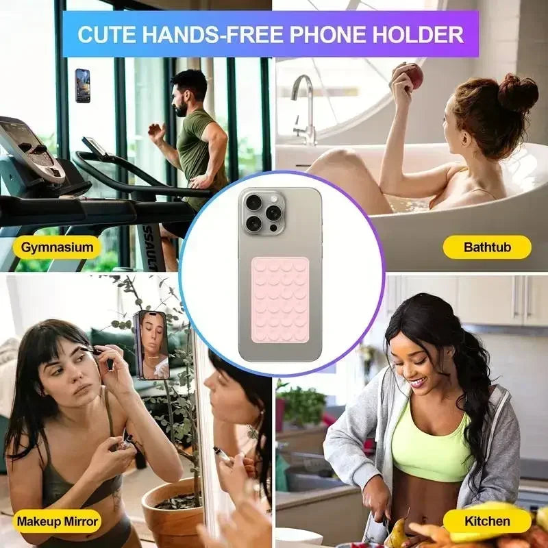 Silicone Suction Phone Holder Mat Multifunctional Suction Cup Wall