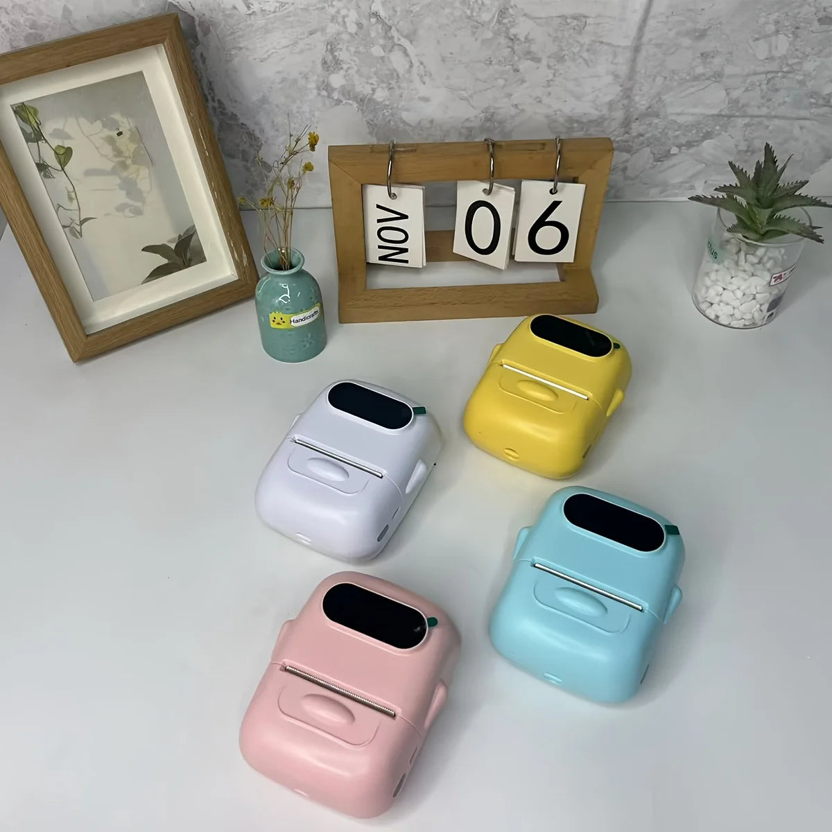 Mini Portable Wireless Label Printer - Wireless Function, Thermal