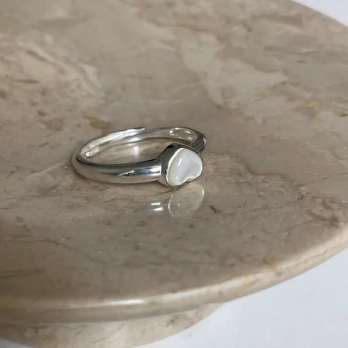 INS Minimalist Silver Color Irregular Wrinkled Surface Finger Rings