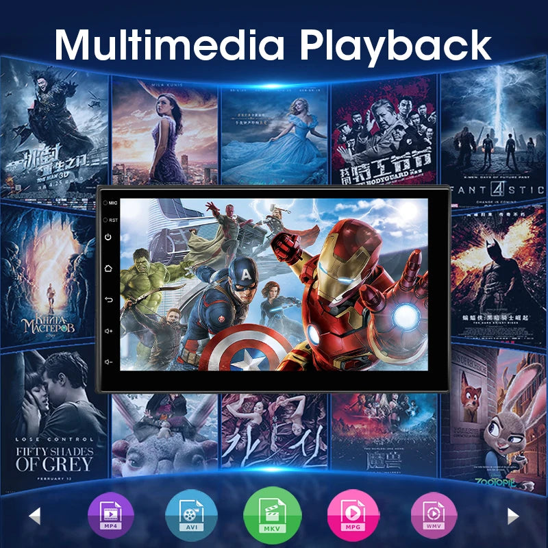 Vtopek 7 9 10 Inch Android 12 4G Car Radio For Toyota VW Kia Nissan