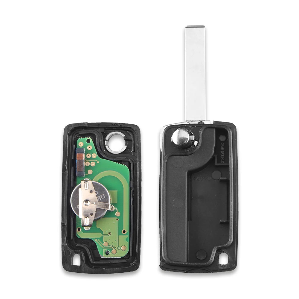 KEYYOU 3 Button Remote Key CE0523/CE0536 for Peugeot 207 208 307 308