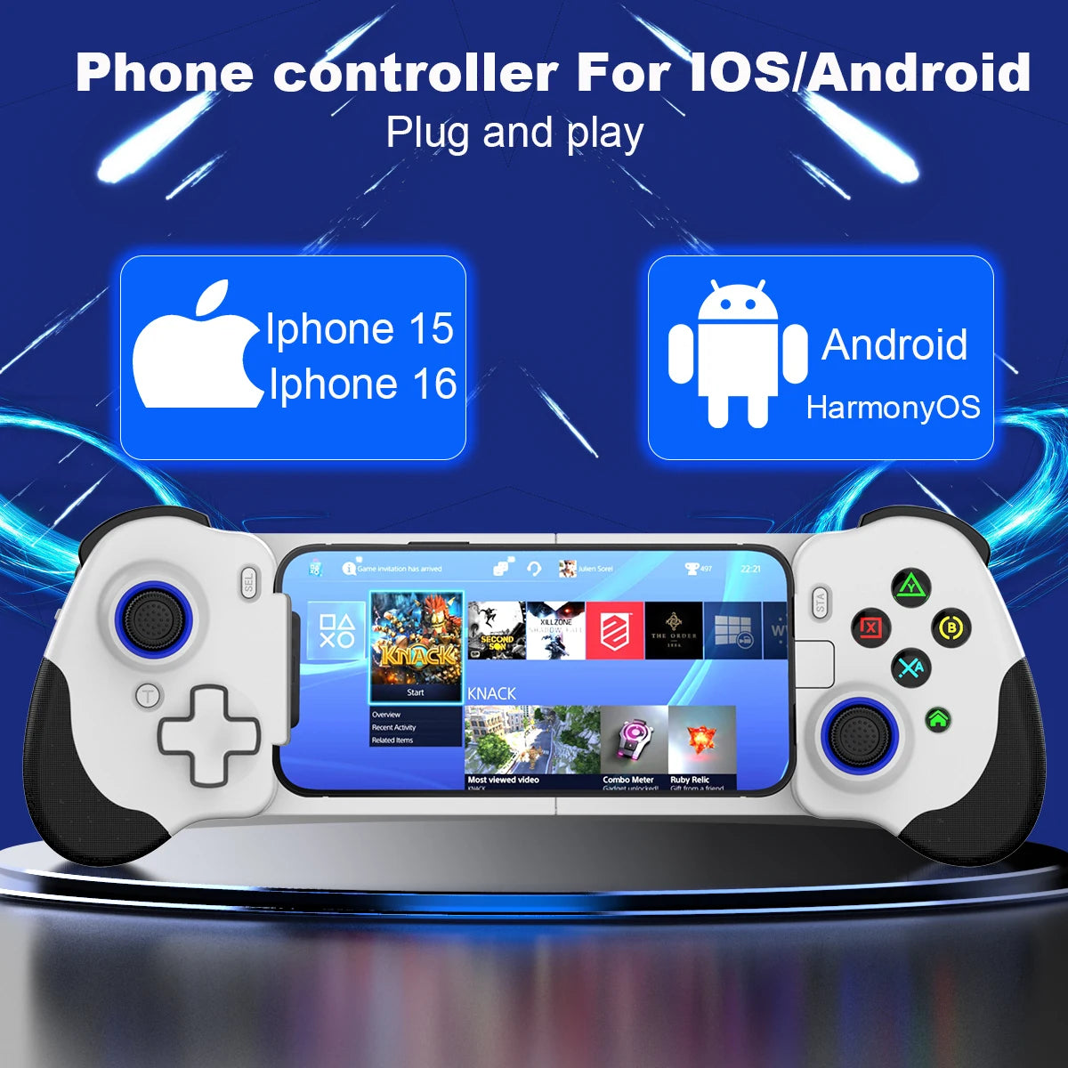 USB-C Mobile phone Game Controller For Android /I15 series MIF Gamepad