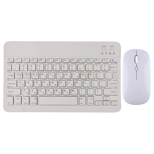 Bluetooth Wireless Keyboard Mouse Russian Spanish Korean For iPad