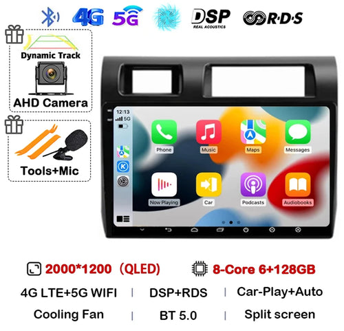 Android 14 Carplay Car Radio For Toyota Pickup Land Cruiser LC 70 79