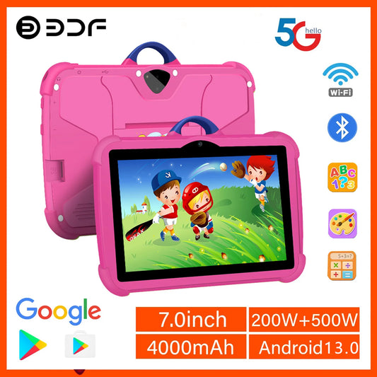 New 7 Inch Tablets Android 13 Quad Core 4GB RAM 64GB ROM 5G WiFi