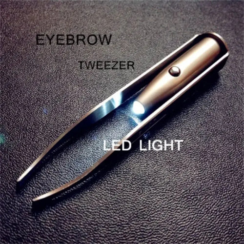 1pc Portable Stainless Steel Smart Design Eyebrow Hair Remove Tweezer