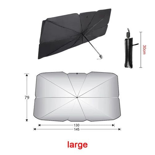 Car Sunshade Umbrella For Auto Shading Car Sun Shade Protector Parasol