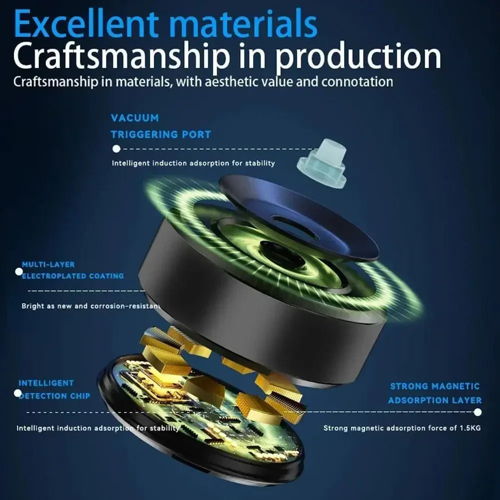 Vacuum Adsorption Car Phone Holder Mount Display Screen Glass