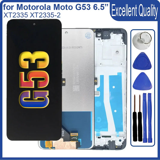Tested LCD for Motorola Moto G53 XT2335-2 LCD Display Touch Screen