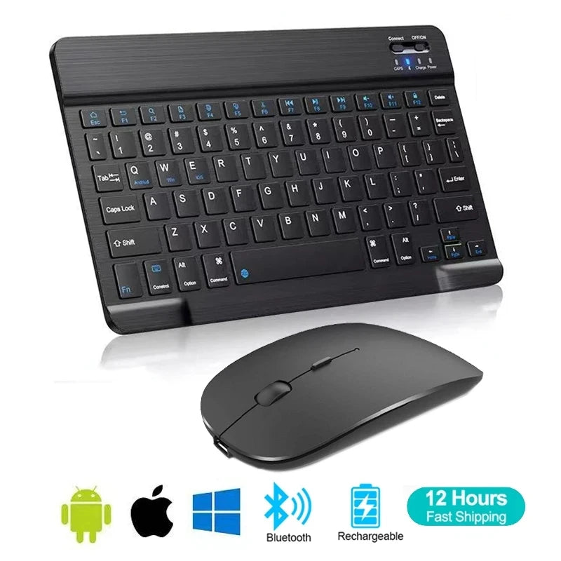 Spanish French Bluetooth Wireless Keyboard Azerty Russian Korean For