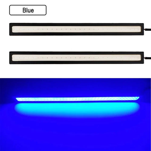 2 PCS Super Bright 17CM LED COB Fog Bulb Car DRL LED Strip Daytime