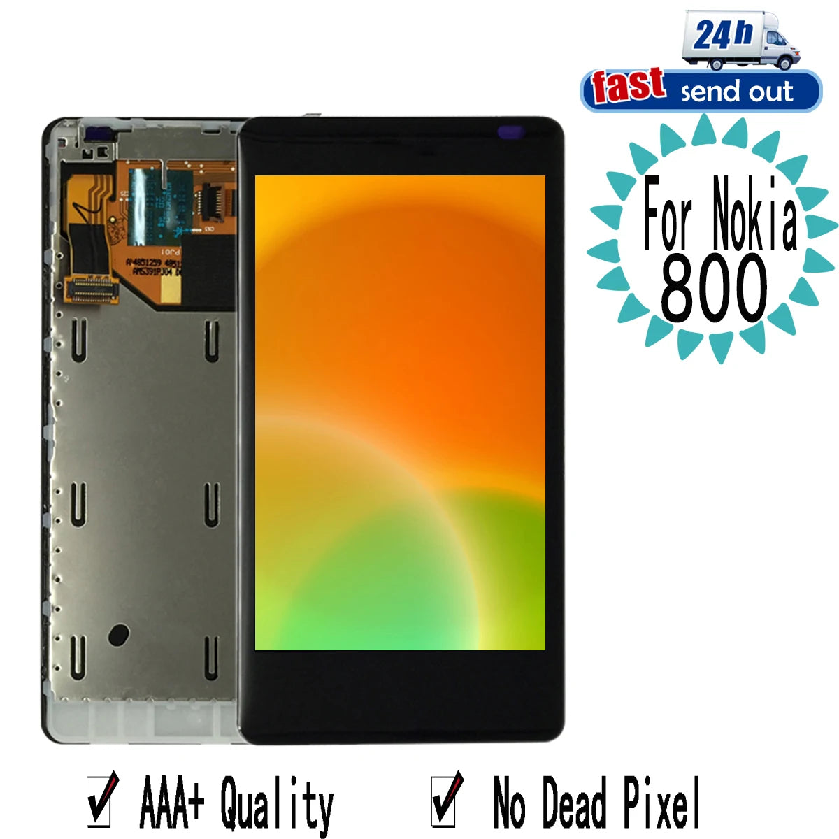 800 LCD For Nokia Lumia 800 LCD Display Touch Screen Digitizer