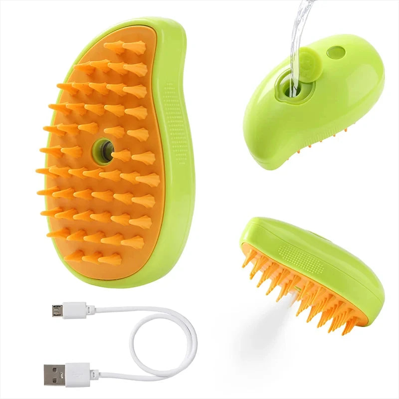 Pet Grooming Brush Electric Spray Water Spray Kitten Pet Comb Soft