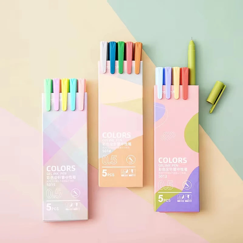 30 Colors Hand Account Gel Pen Morandi Macaron Retro Color Gel Pen Ins