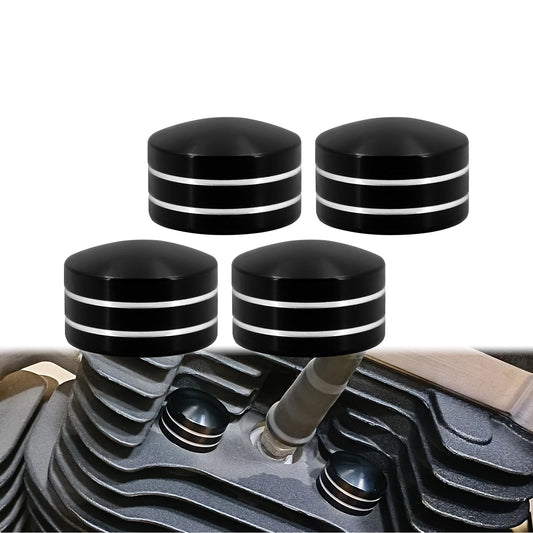 4pcs Motorcycle Spark Plug Cover Engine Screws Nut  For Harley Touring