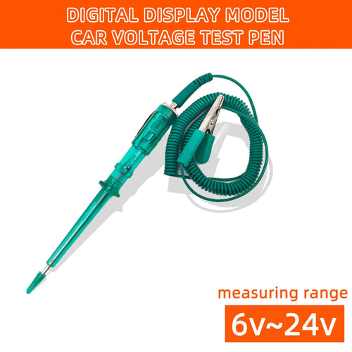 Car Truck Voltage Circuit Tester Digital Led Long Probe Pen Bulb