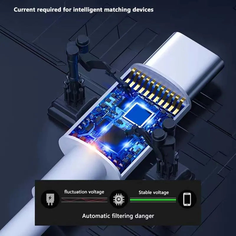 NNBILI 3-4Pcs 100W USB Type C To USB C Cable USB-C PD Fast Charging