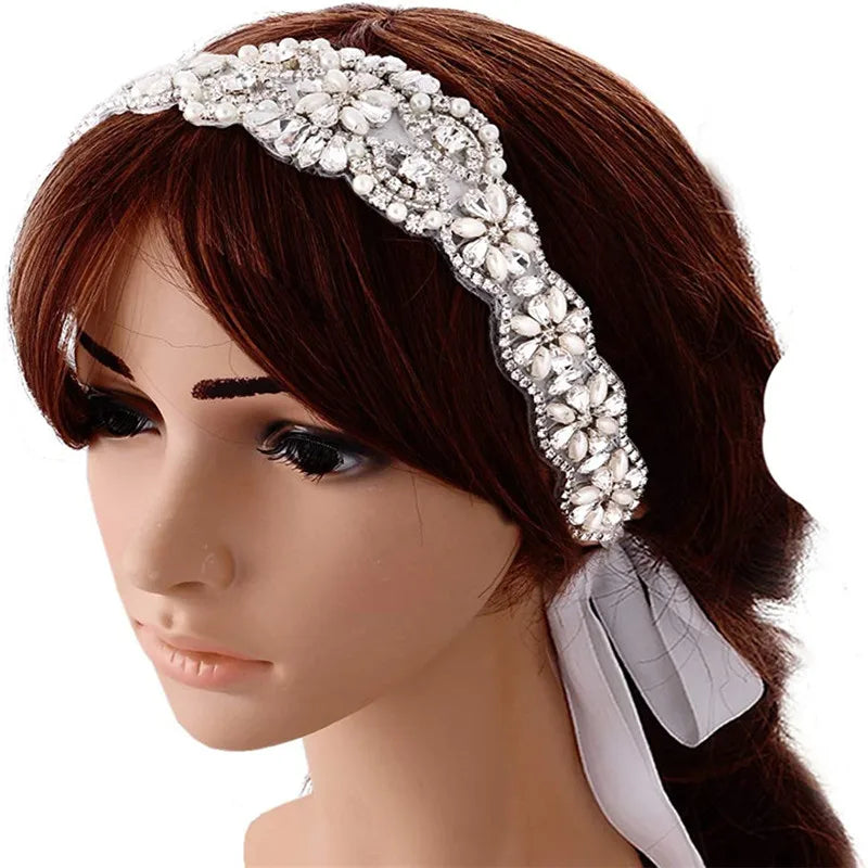 Bridal Belts Bling Wedding Women Handmade Jewelry Silver Rhinestone