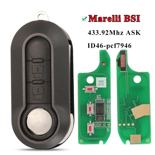 Delphi & Marelli Car Remote Key For Fiat MPV Bravo/Ducato 500 Doblo