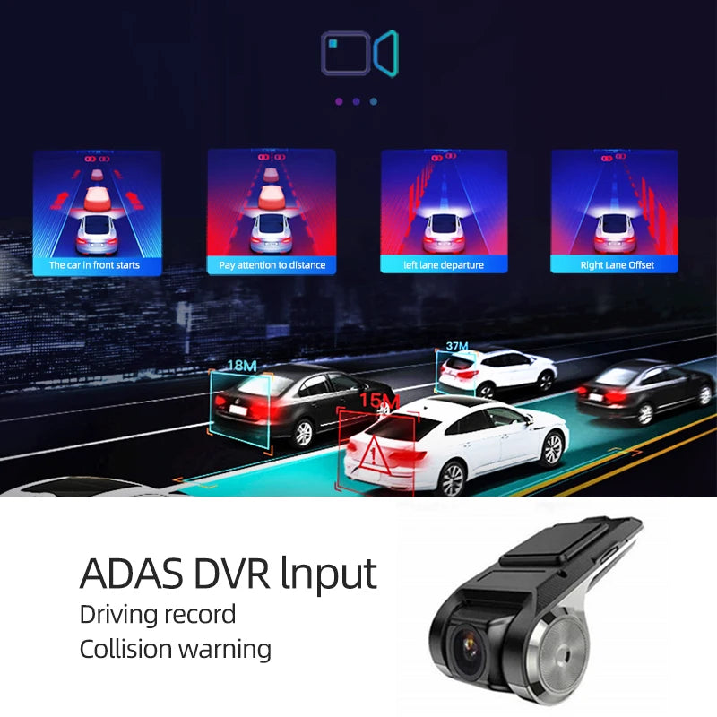 AA ADAS DVR Dash Camera Car DVR ADAS Dash cam / WIFI & Android Car
