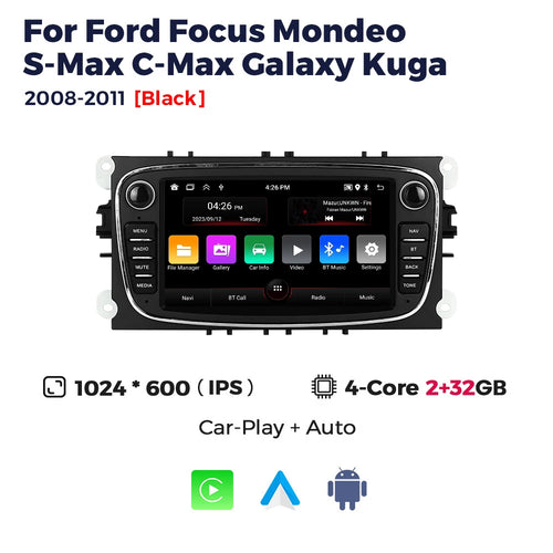 MEKEDE Android WIFI GPS Screen For Ford Focus 2 3 4 mk2 Kuga Mondeo