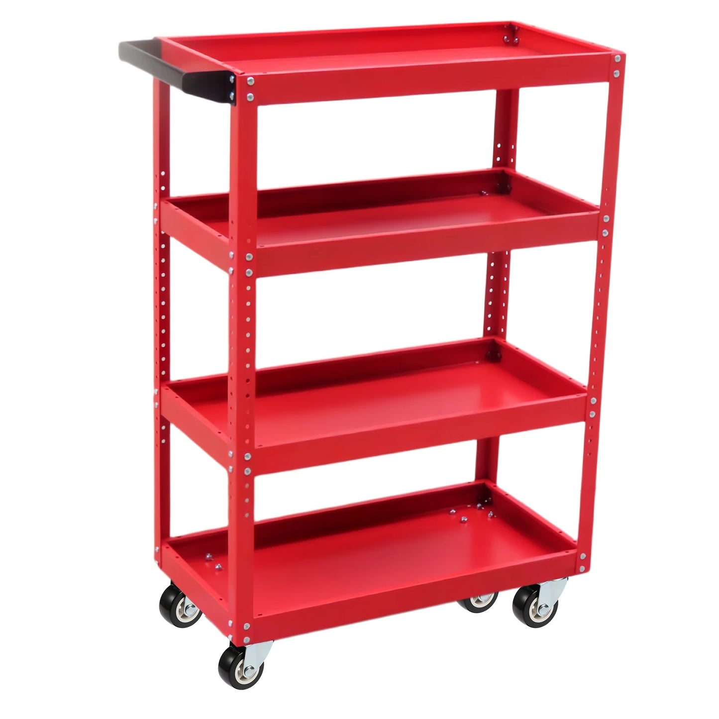 Set Of 4 1"/1.25"/2" PVC Furniture Casters Wear Resistant Mute