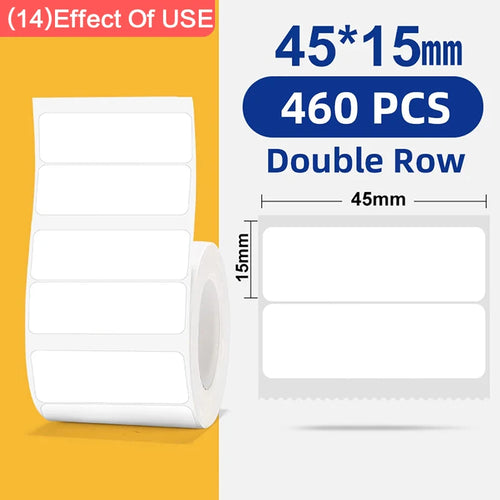 Niimbot 1Roll B1 White Sticker Waterproof Paper Adhesive Label White