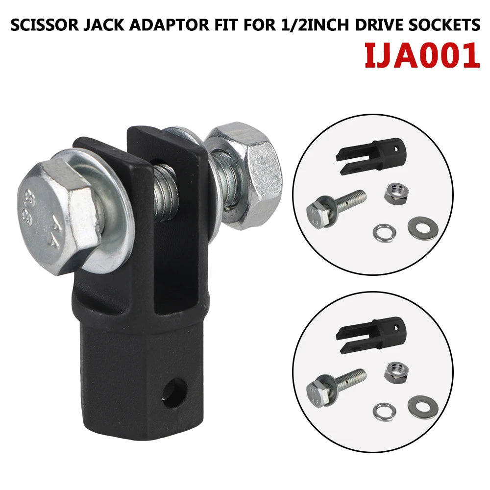 Car Jacks Lifting Equipment Scissor Jack Adapter Rod 1/2 Inch Wrench