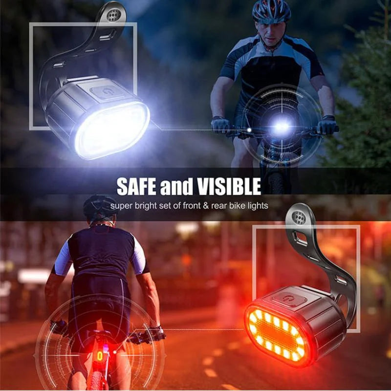 Cycling Taillight Headlight Bicycle Lights Bike Safety Warning Light