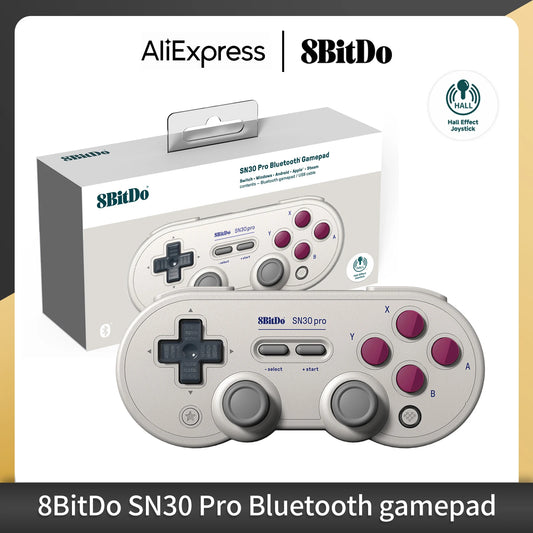 8Bitdo SN30 Pro Bluetooth Wireless Gaming Controller with Hall Effect