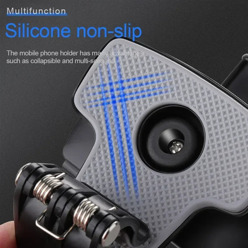 Dashboard Car Phone Holder 360 Degree Rotation Phone Mount with Rubber