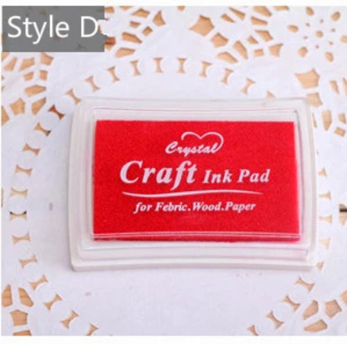 Mr Paper 15 Colors Inkpad Handmade DIY Craft Oil Based Ink Pad for