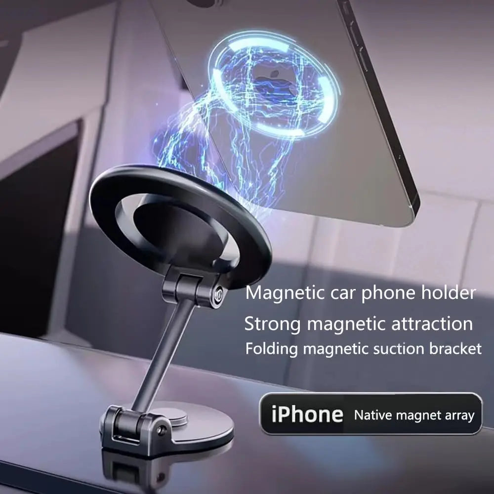 1080 Rotate Magnetic Car Phone Holder Stand Magnet Car Mount Support