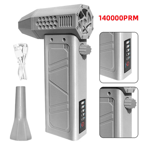 2024 Mini Turbo Jet Fan 140000RPM Brushless Motor Adjustable wind