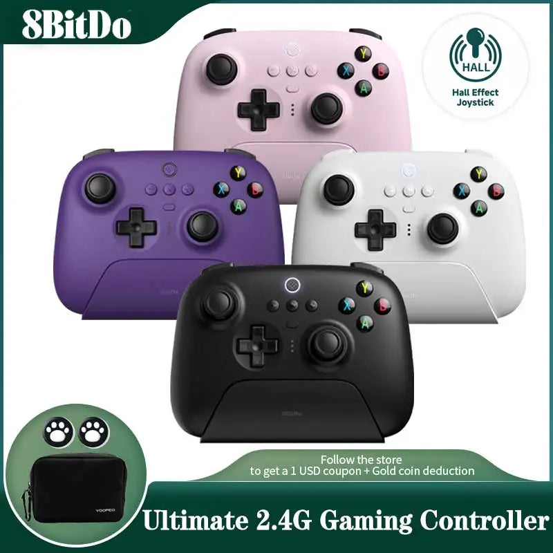 8BitDo Ultimate Wireless 2.4G Gaming Controller with Charging Dock,