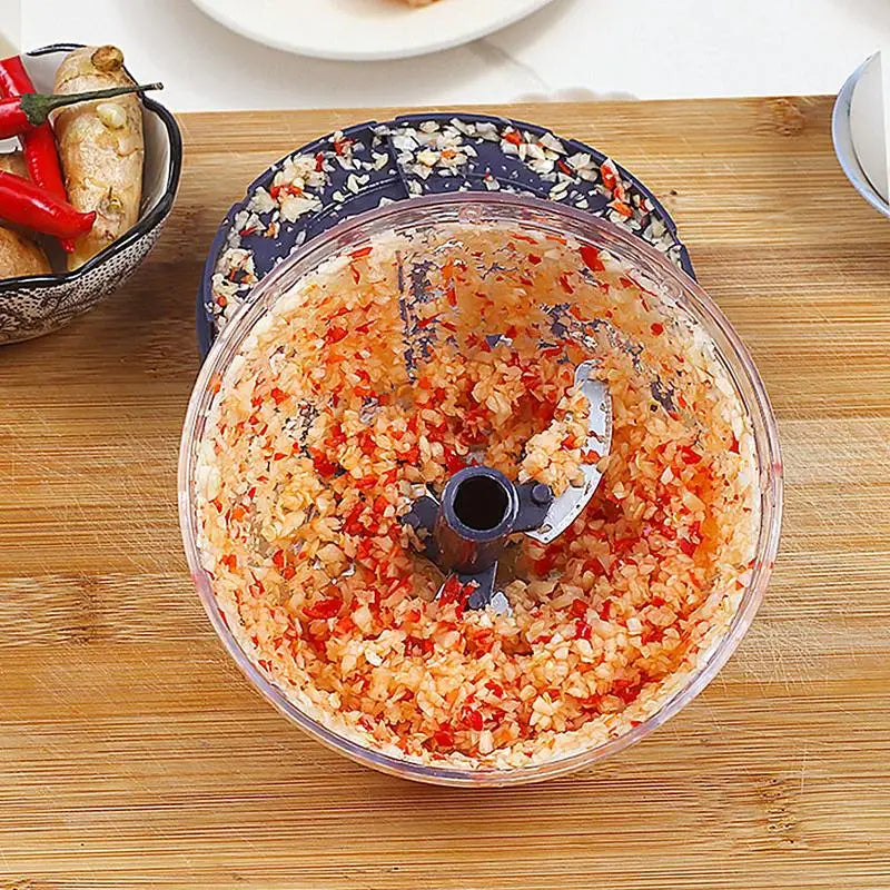 Mini Garlic Chopping Hand String Food Blender Multifunctional Garlic