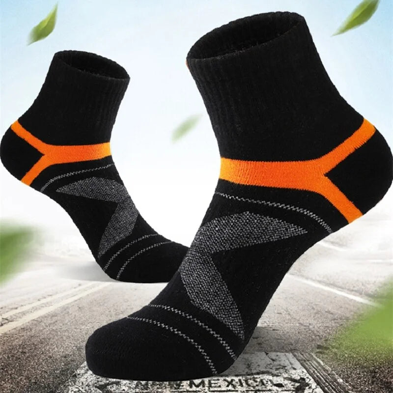 3 Pairs High Quality Men Black Socks Black Sports Socks Casual Soft