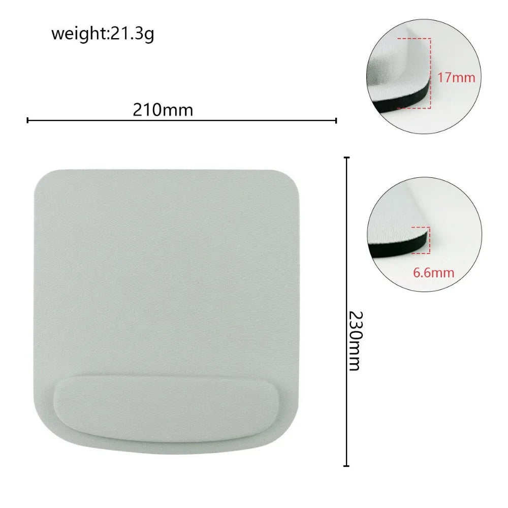 Round EVA Wrist Mouse Pad Computer Mouse Wrist Support Slow Rebound