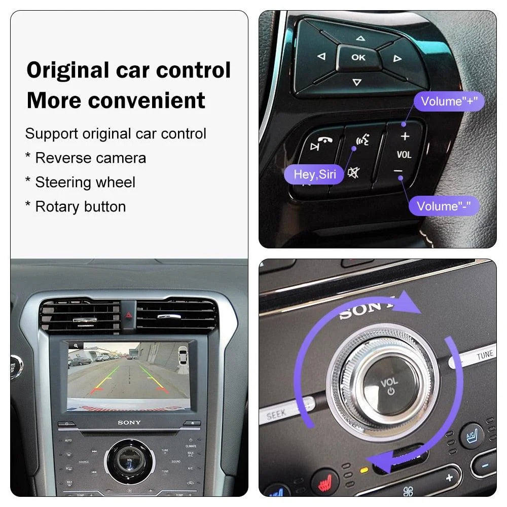 CARABC Wireless Carplay Android Auto for Ford Sync2 System Explorer
