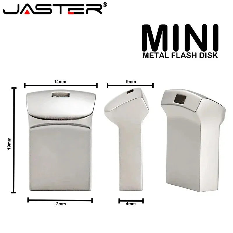 JASTER Super Mini Metal USB Flash Drives 64GB Creative Business Gifts