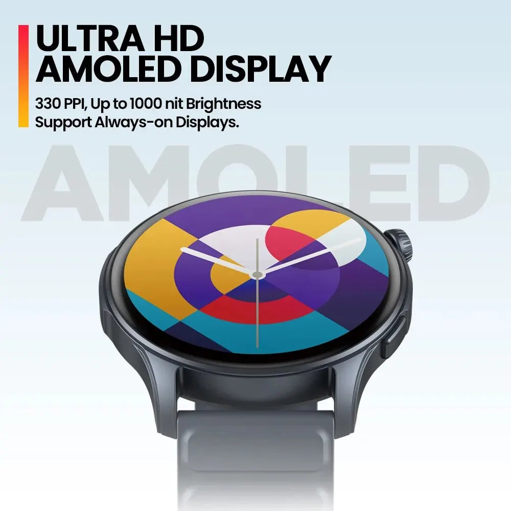 New Zeblaze Btalk 3 PRO 1.43" AMOLED Display Smart Watch Bluetooth