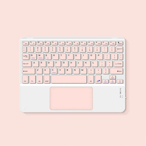 For IPad Wireless Silent Keyboard with Touchpad for Xiaomi Samsung